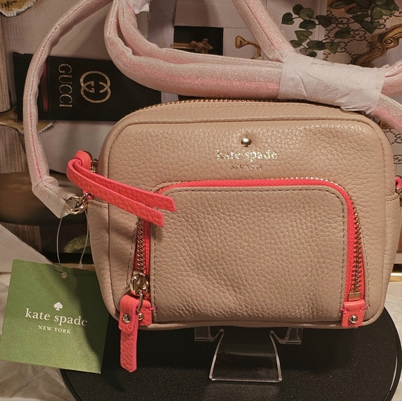 Kate Spade Mini Cobbler Stone - Rosie Crossbody Bag - Nwt comes with Box - Picture 5 of 14